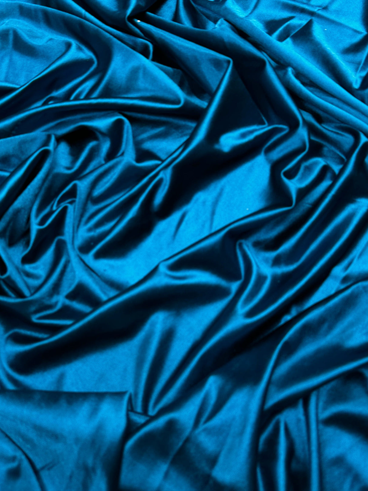 Shiny Nylon Spandex Deep Teal
