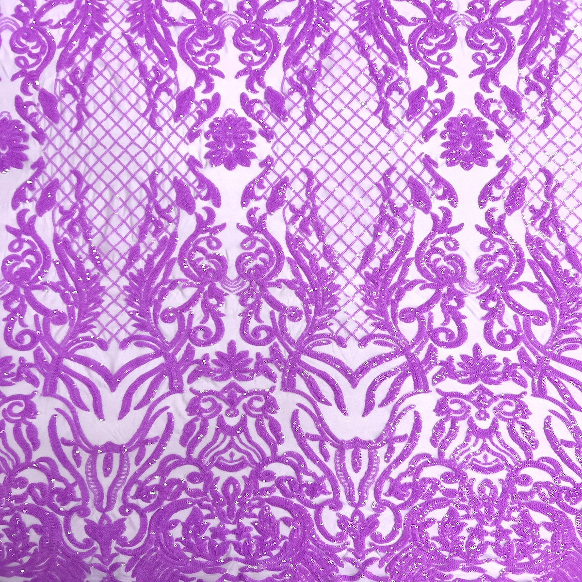 Stretch Sequins Fabric Luna Sequin Mesh