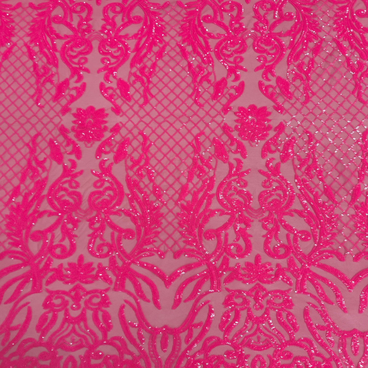 Stretch Sequins Fabric Luna Sequin Mesh