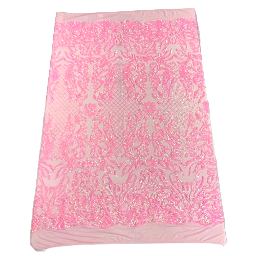 Stretch Sequins Fabric Luna Sequin Mesh