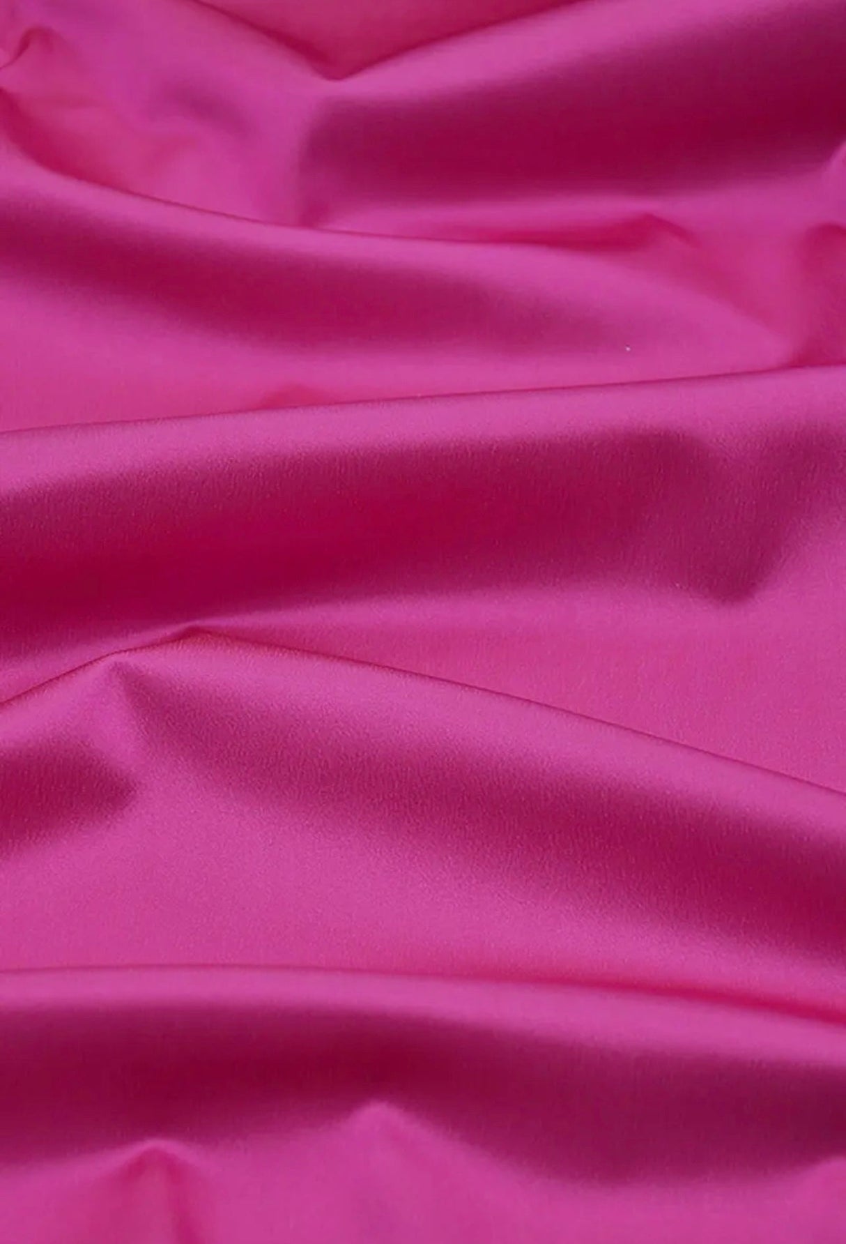 Hot Pink Duchesse Satin