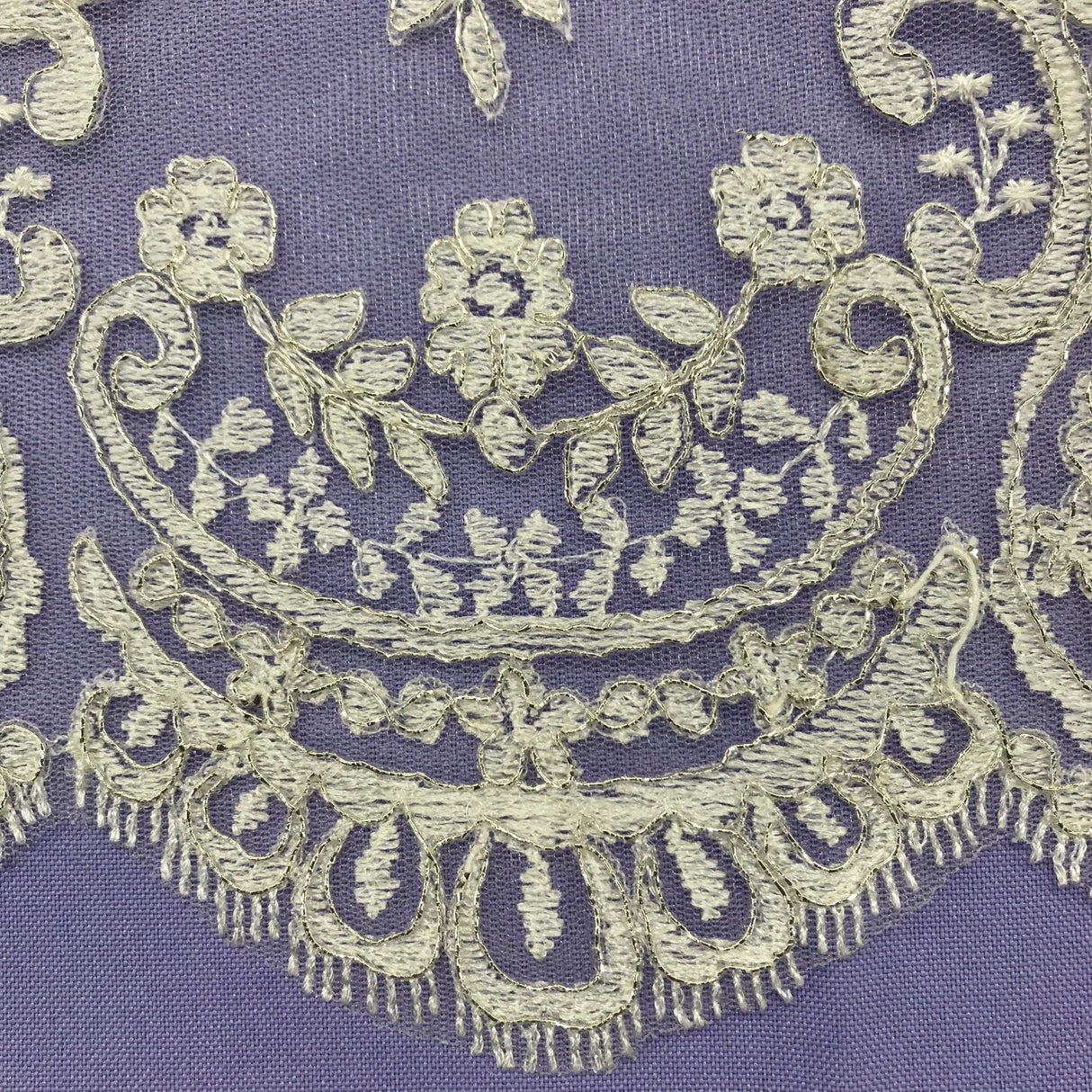 Polyester Lace Trimming Corded Double-Sided 13"
