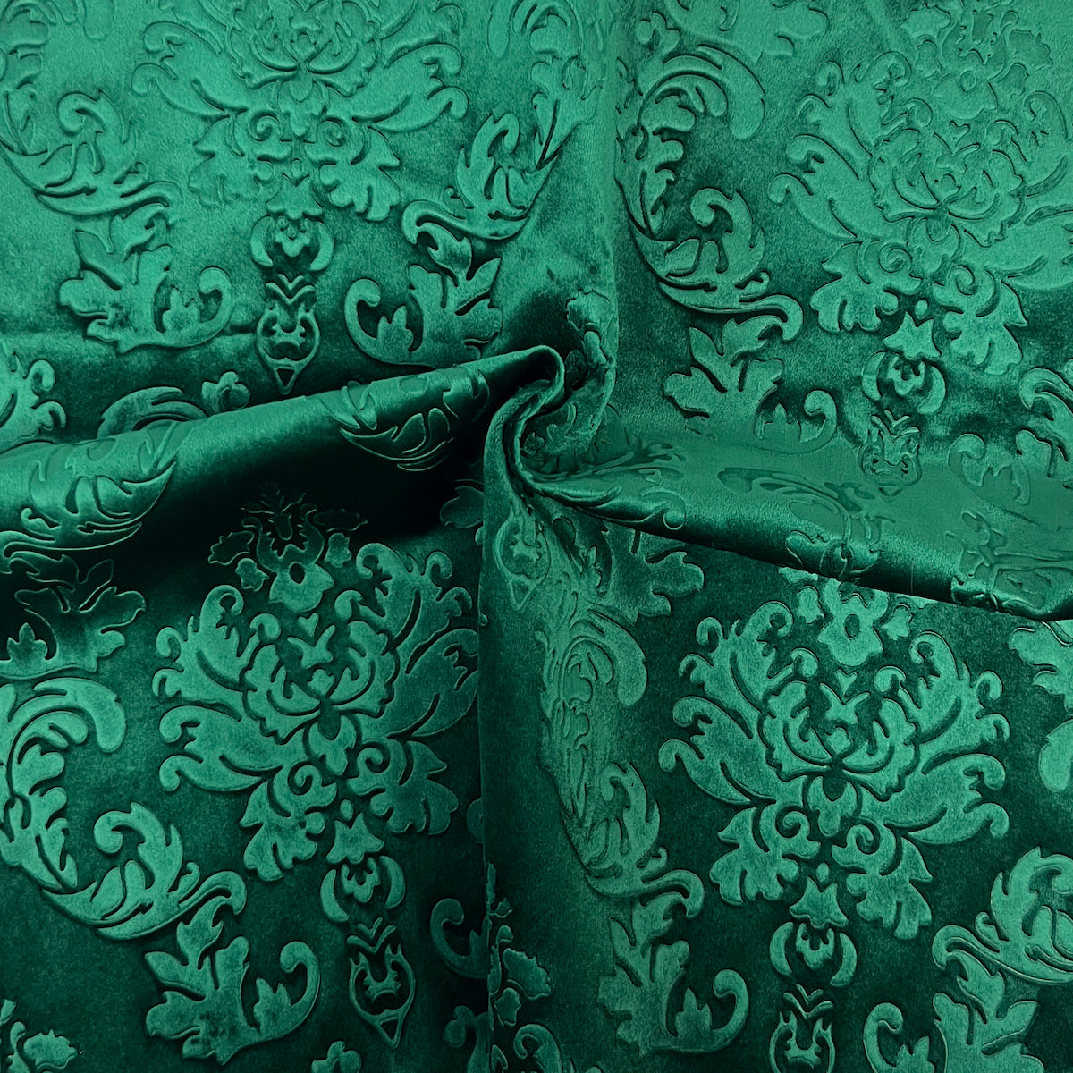 Velvet Upholstery Fabric Damask Embossed