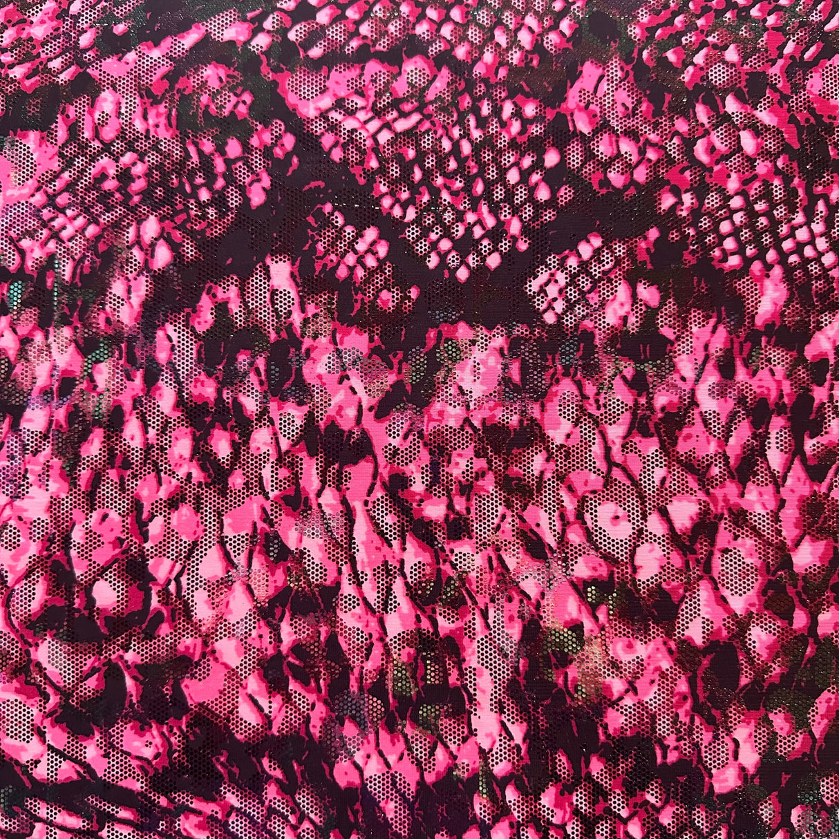 Polyester Spandex Fabric Illusion Snake 60"