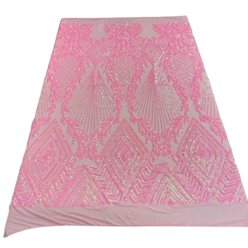 Stretch Sequins Fabric Alpica Geometric
