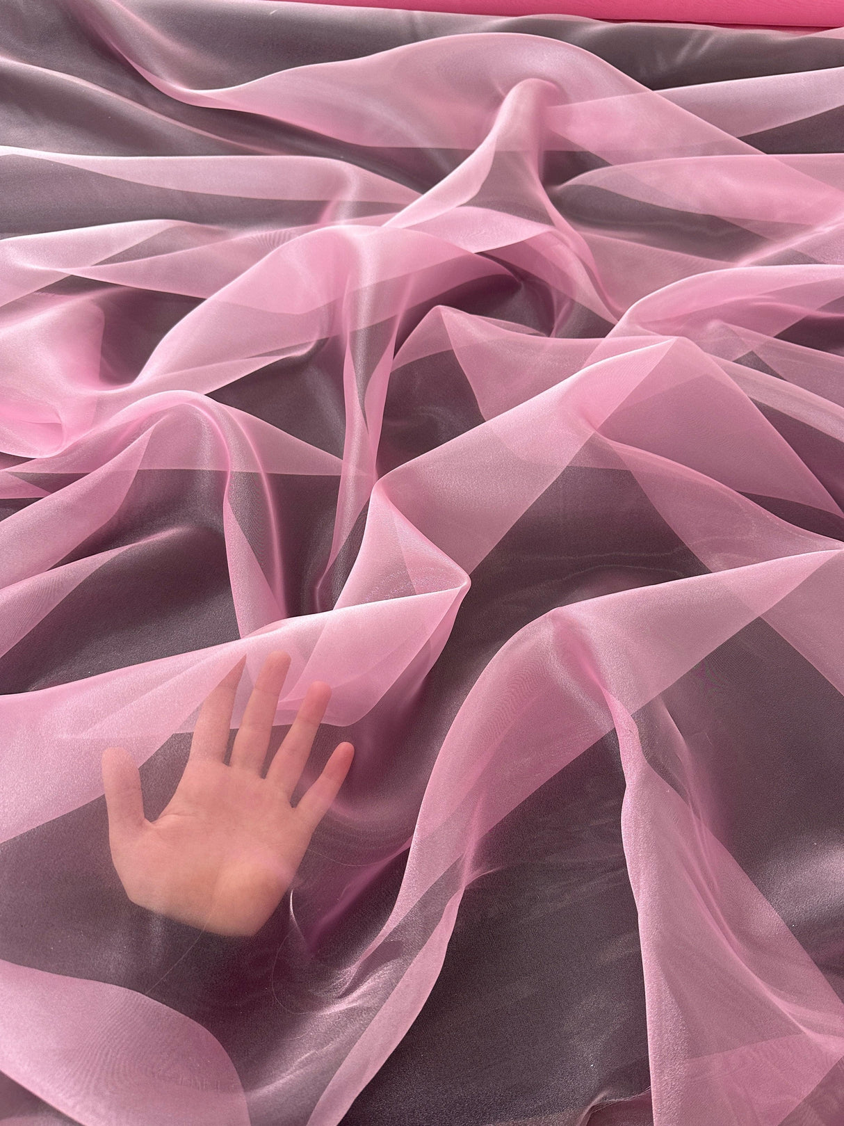 Sheer Organza Baby Pink