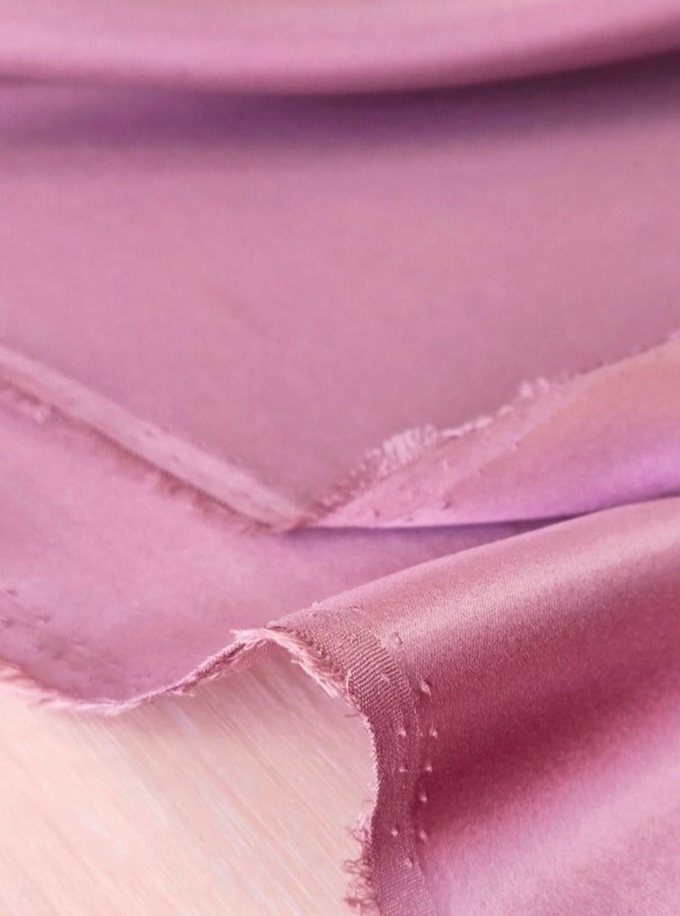 Stretch Satin Mauve