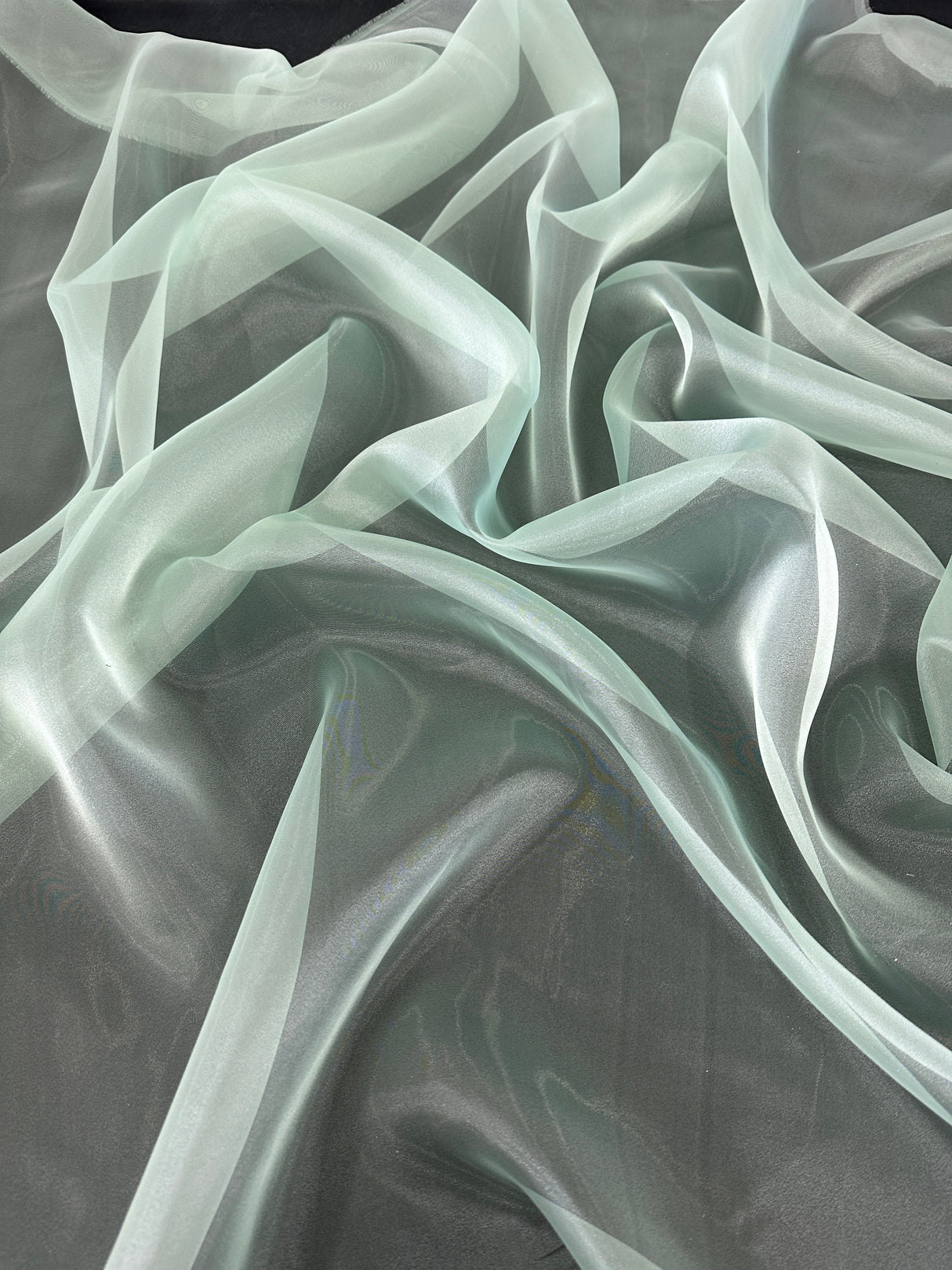 Sheer Mint Organza