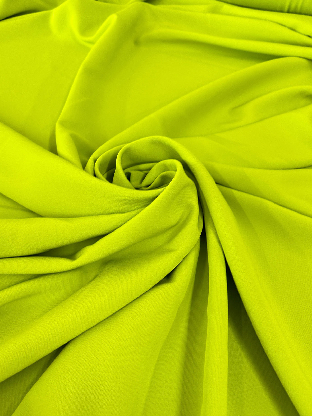 Stretch Crepe Apple Green