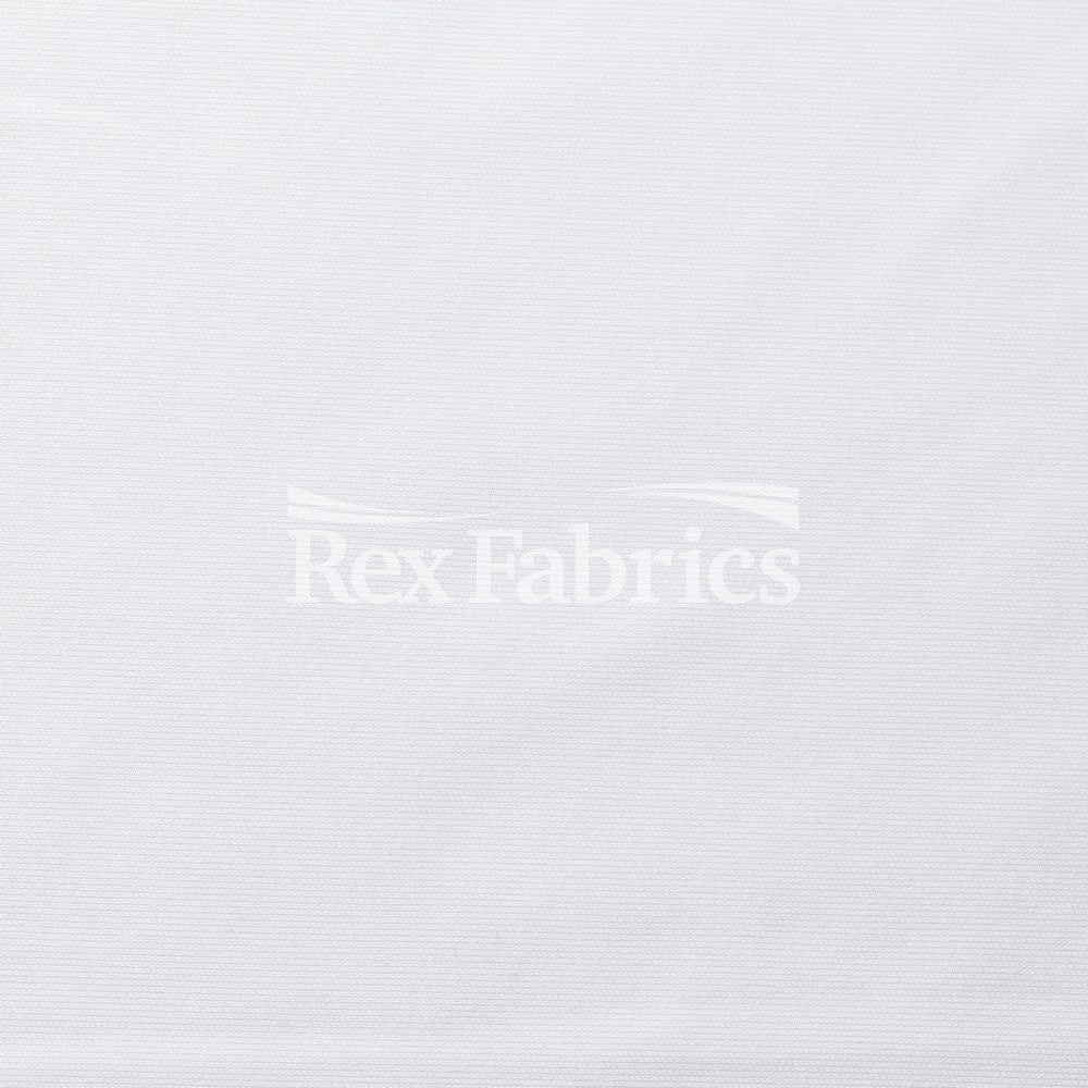 PFP Basics Polyester Fabric - White, 58/60" Width, 140-300 GSM (1 Yard)