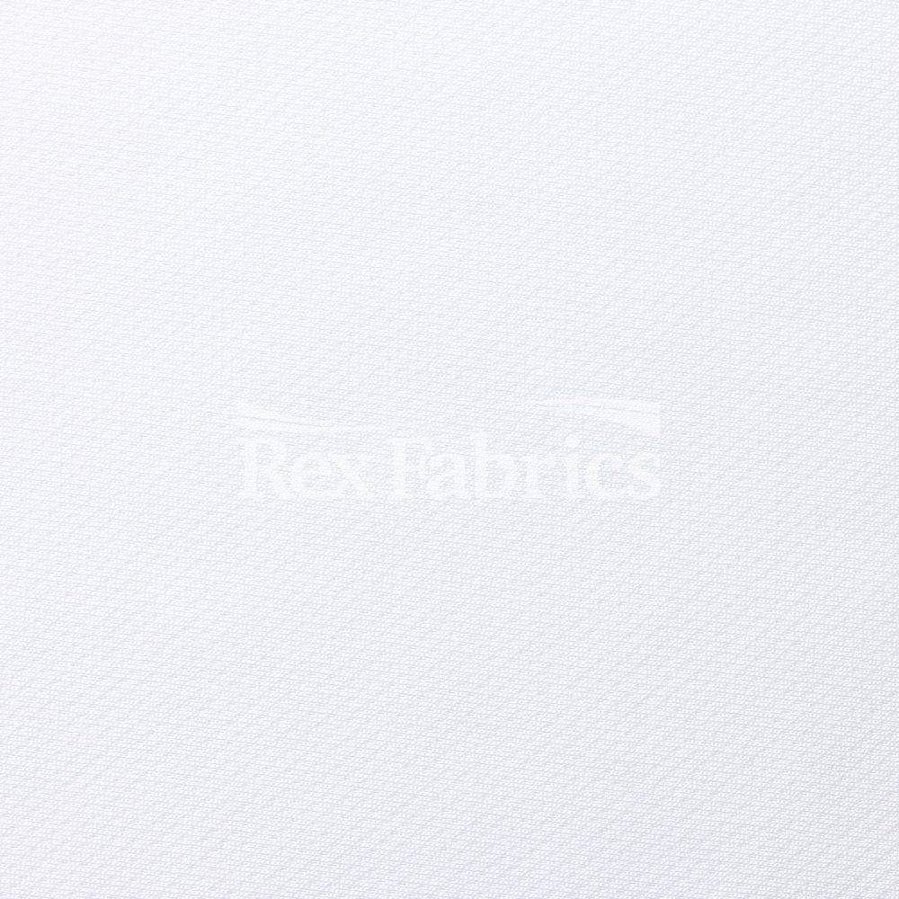 PFP Basics Polyester Fabric - White, 58/60" Width, 140-300 GSM (1 Yard)