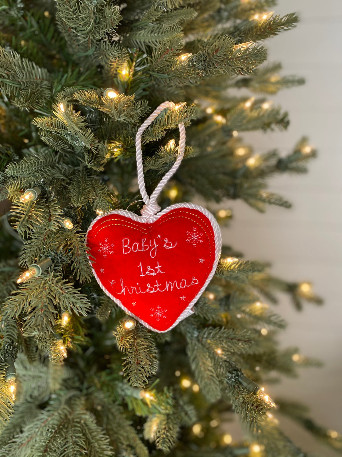 5" Baby's First Christmas Ornament