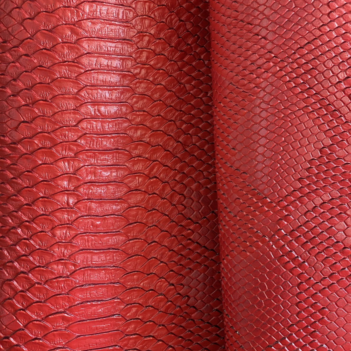 Viper Sopythana Faux Snake Skin Vinyl Fabric - Faux Snake Skin Vinyl Fabric, 52/54" Width, 1.0 MM Thickness, 100% Polyester, +100,000 Double Rubs (1 Yard)