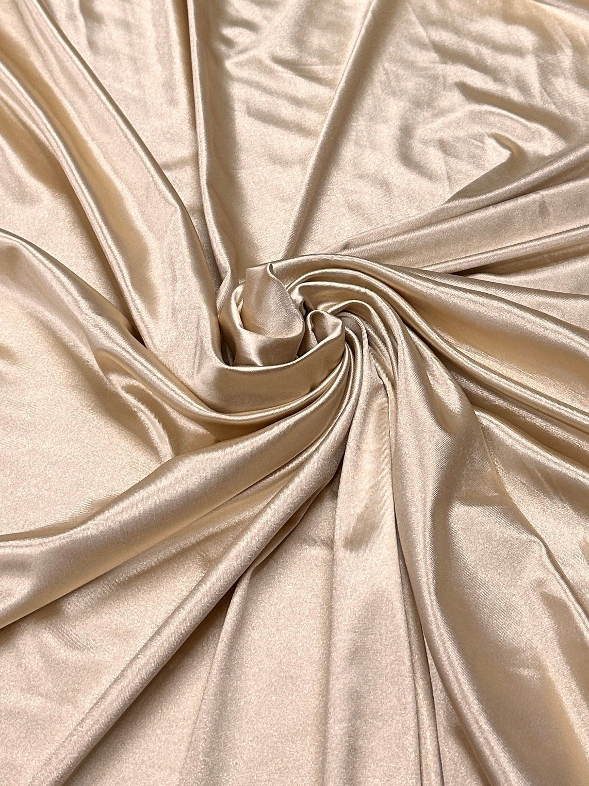 Shiny Nylon Spandex Champagne
