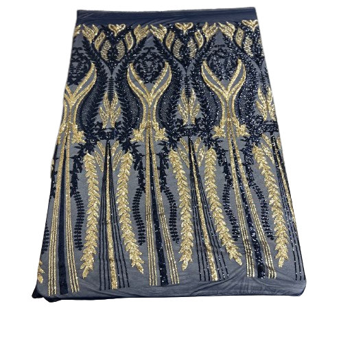 Stretch Sequins Fabric Alina Damask