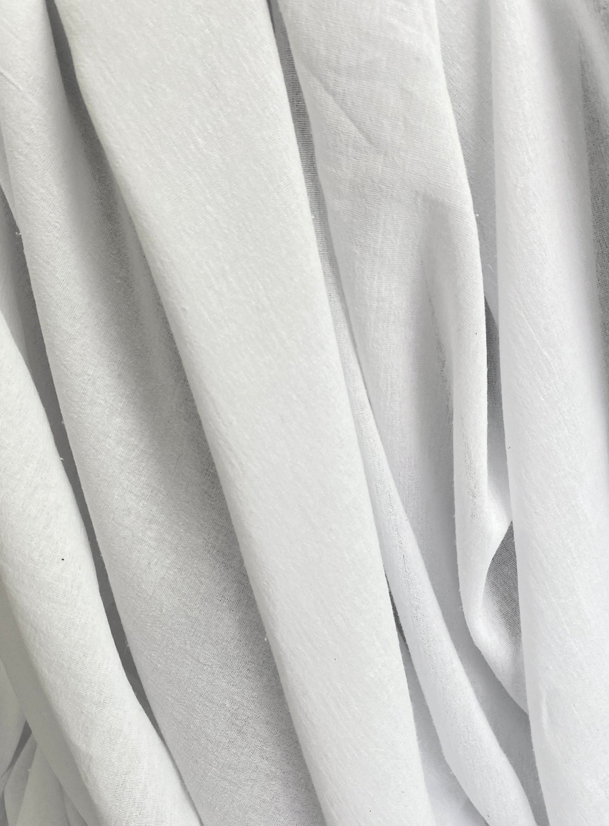 White Crinkle Cotton Gauze