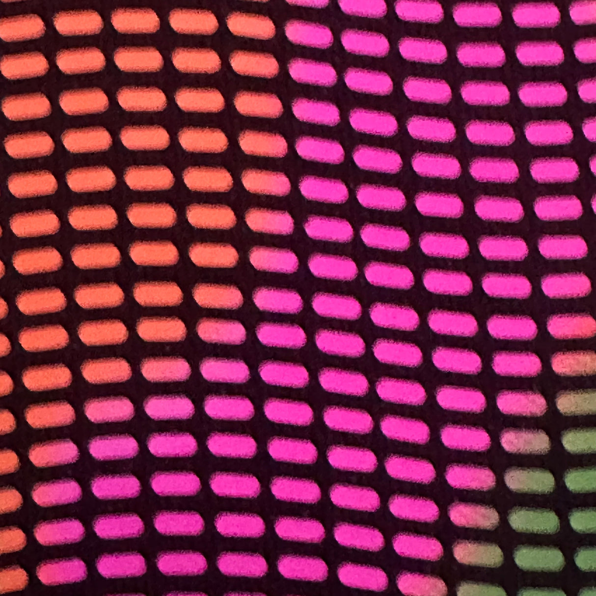 Nylon Spandex Metallic Neon Square Trans Sequin Fabric, 60" Wide, Multi Color