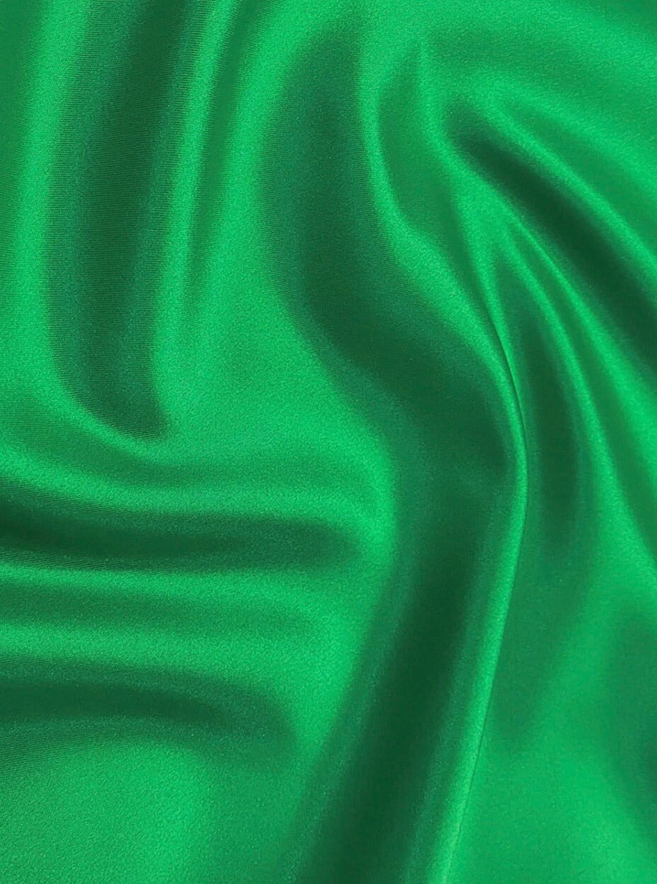 Duchesse Satin Kelly Green