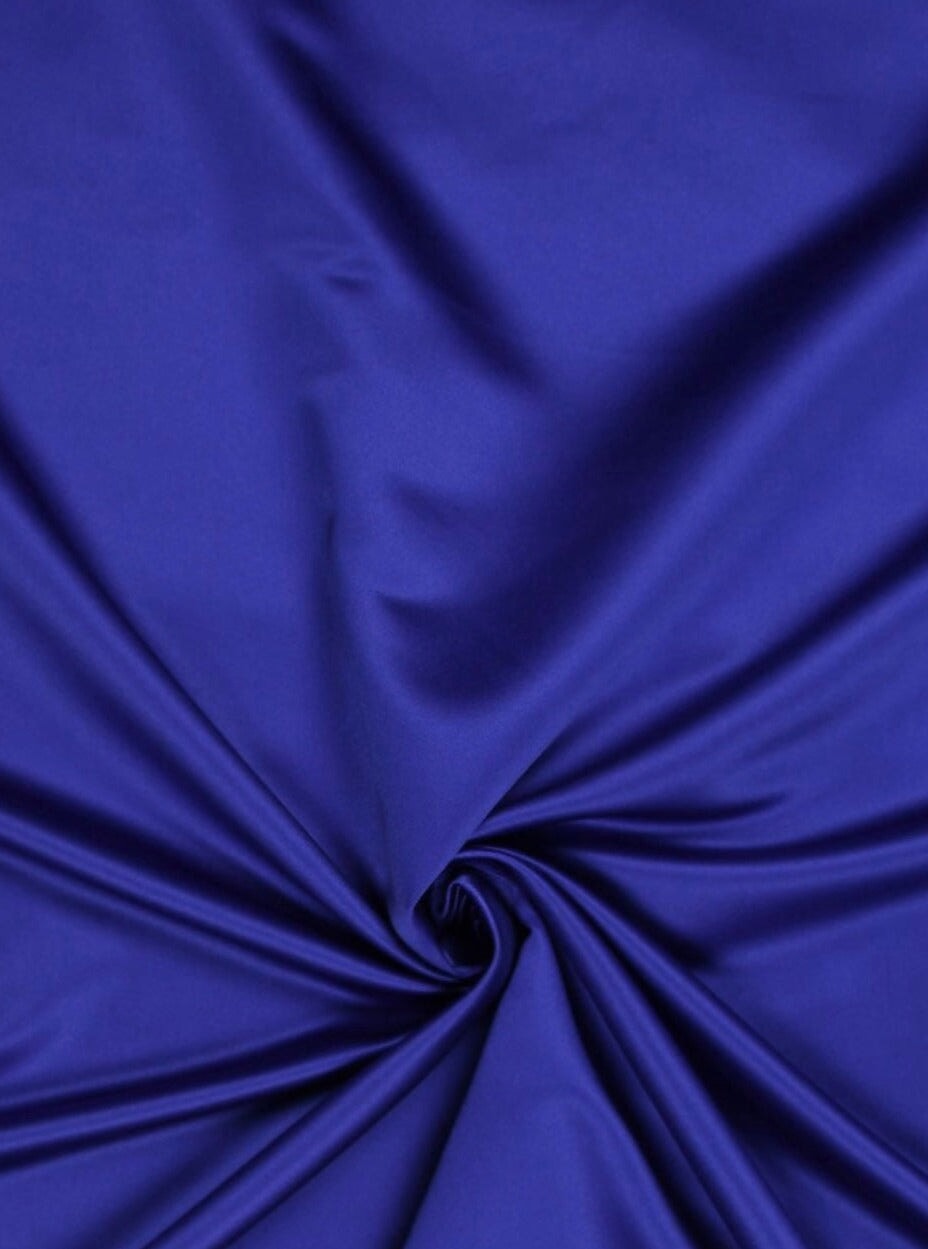 Stretch Duchesse Satin Royal Blue