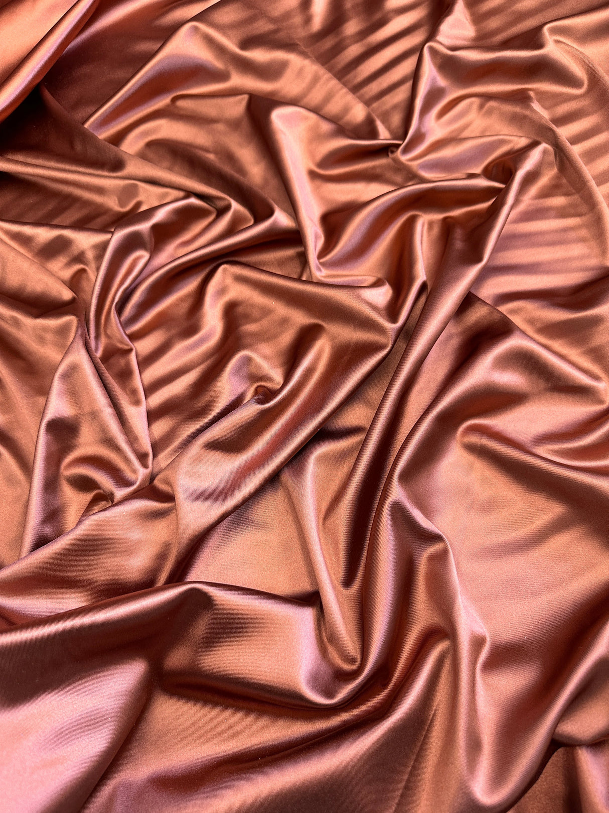Shiny Nylon Spandex Copper