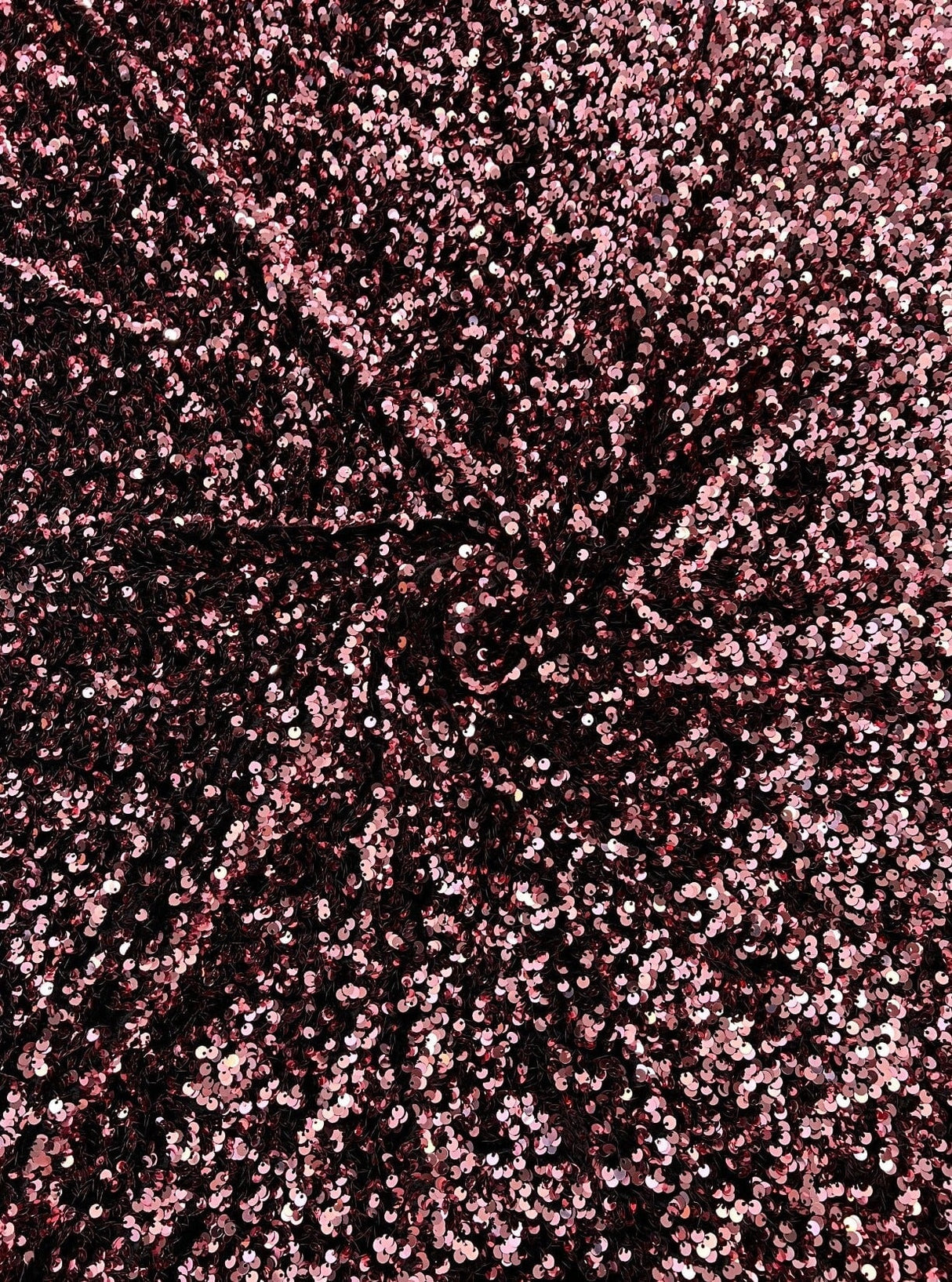 Stretch Sequin Velvet Burgundy