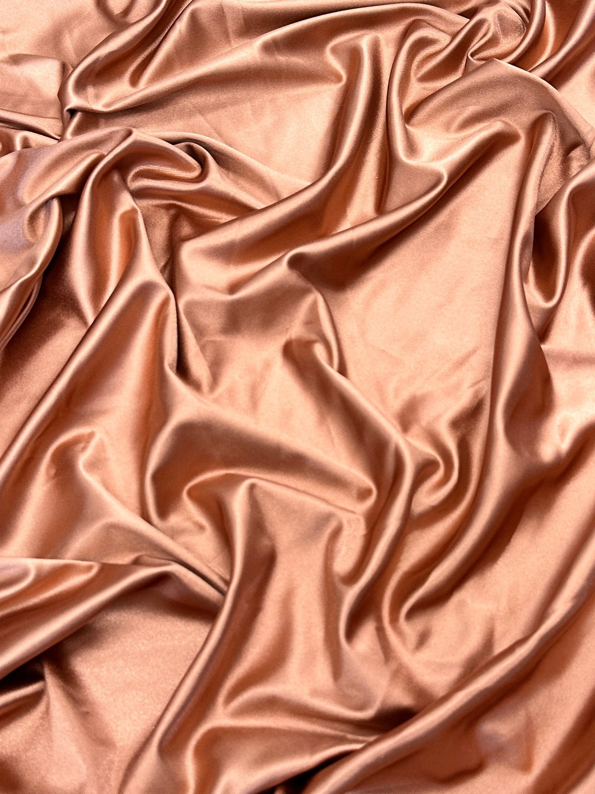 Shiny Nylon Spandex Rusty Rose