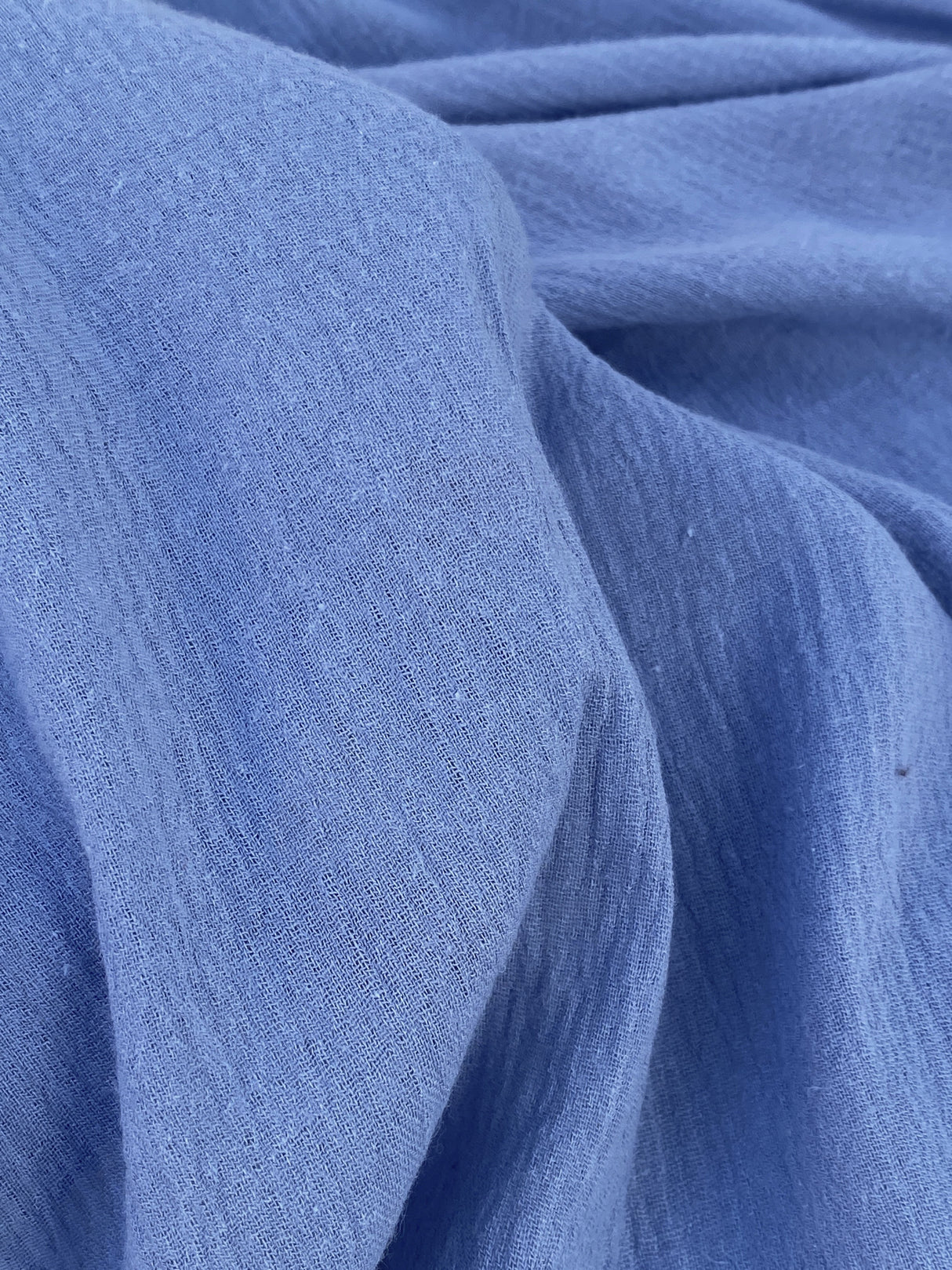 Cotton Gauze Denim Blue