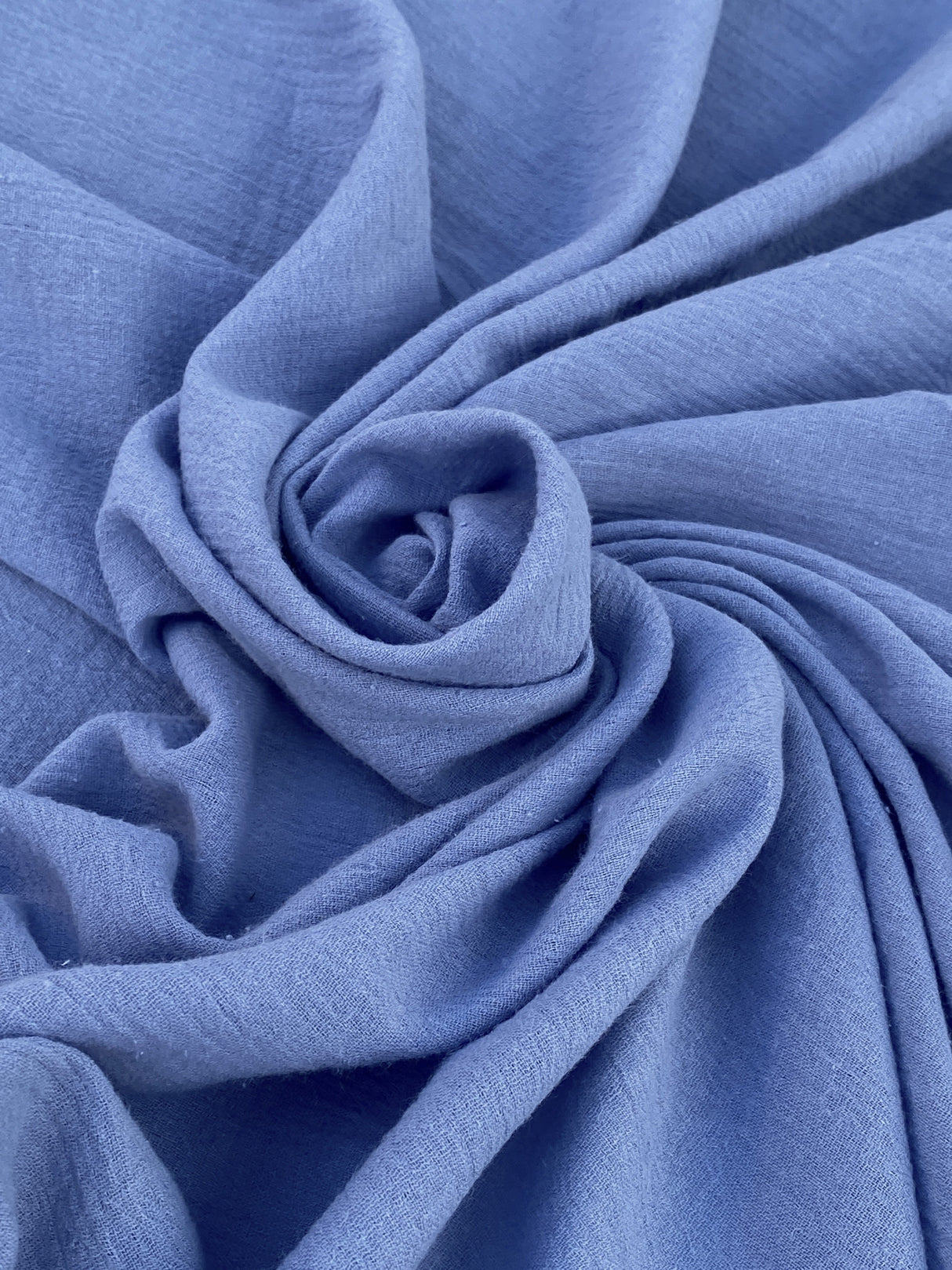 Cotton Gauze Denim Blue
