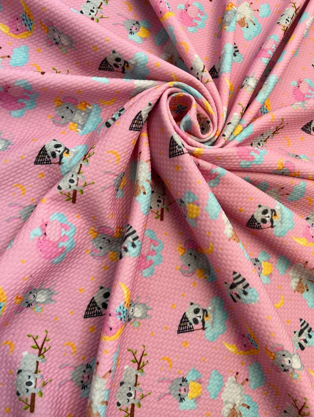 Baby Pink Printed Knit