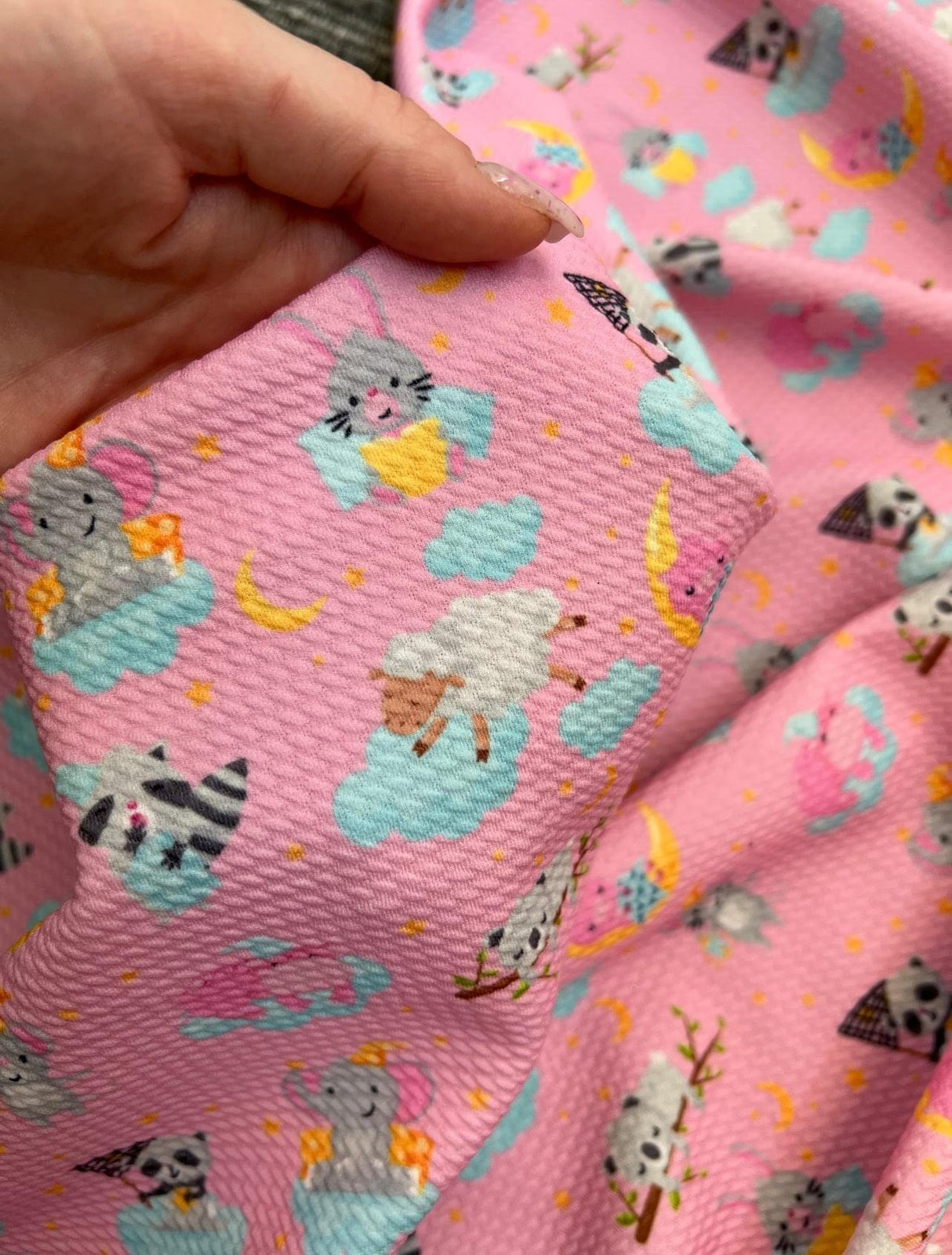 Baby Pink Printed Knit