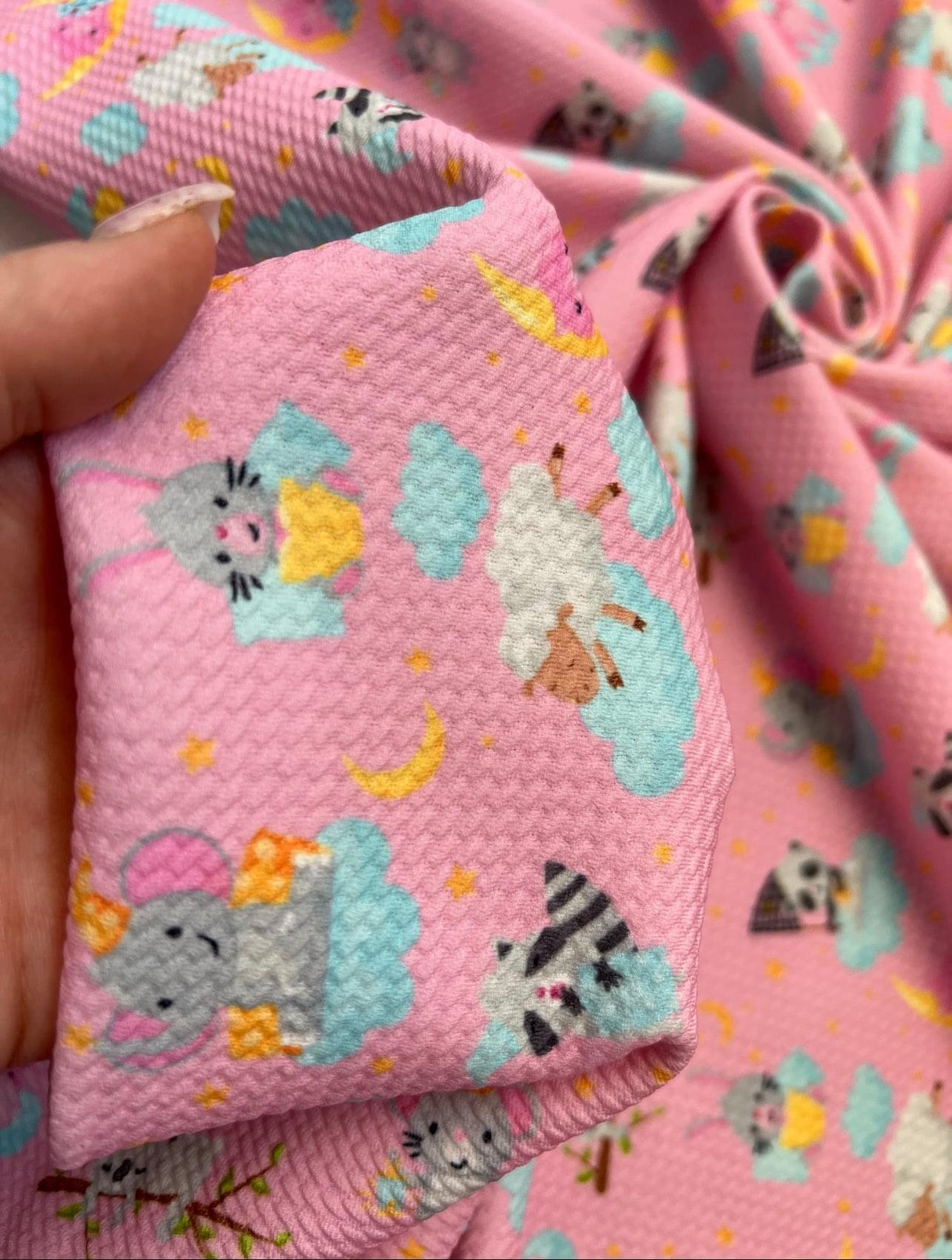 Baby Pink Printed Knit