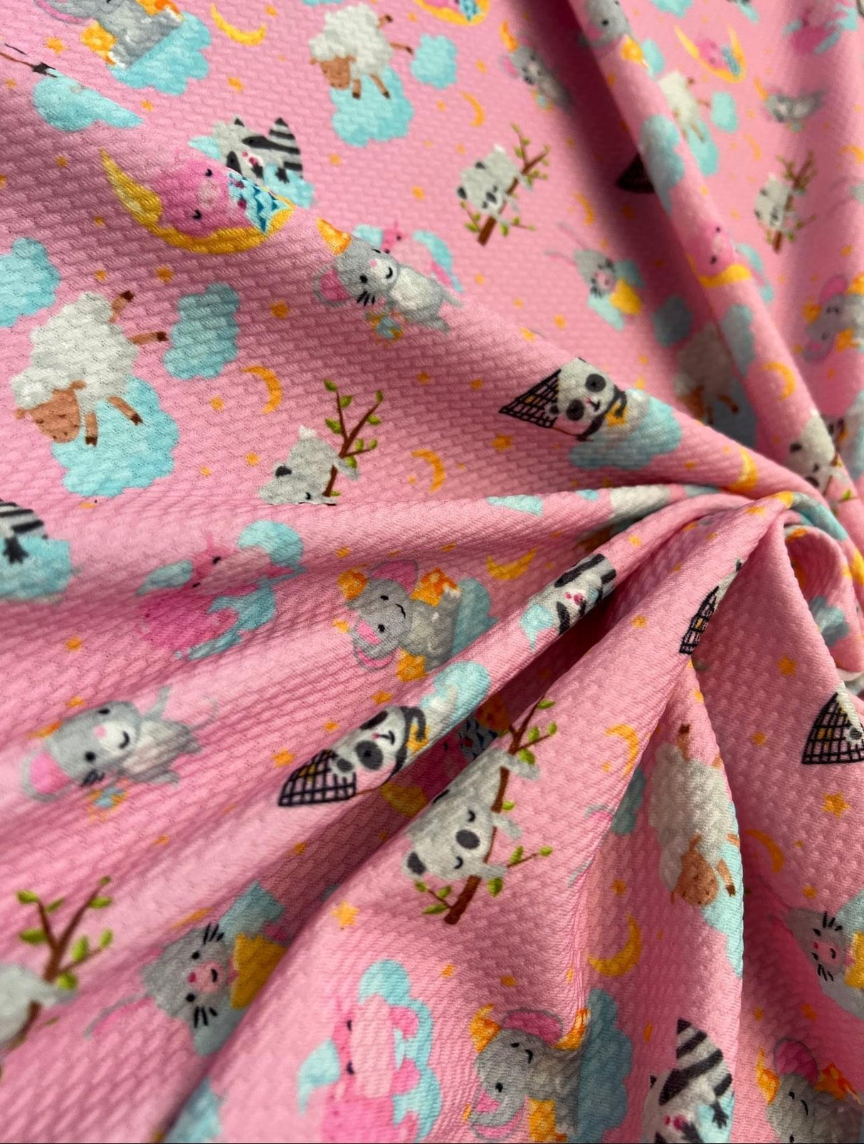 Baby Pink Printed Knit