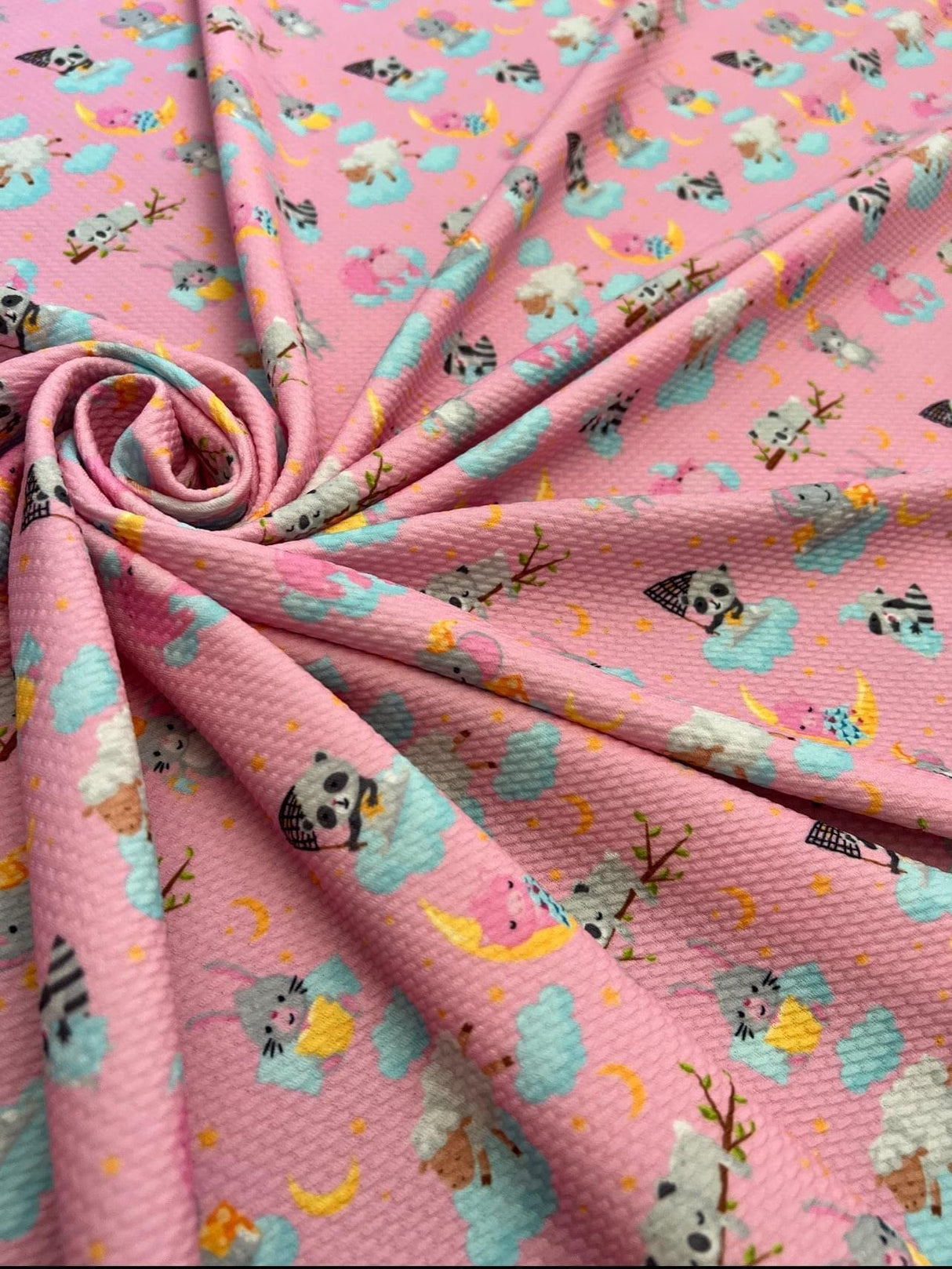 Baby Pink Printed Knit