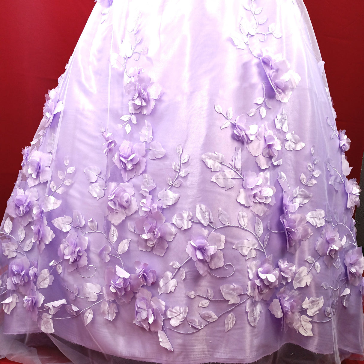 3D Floral Lace Fabric