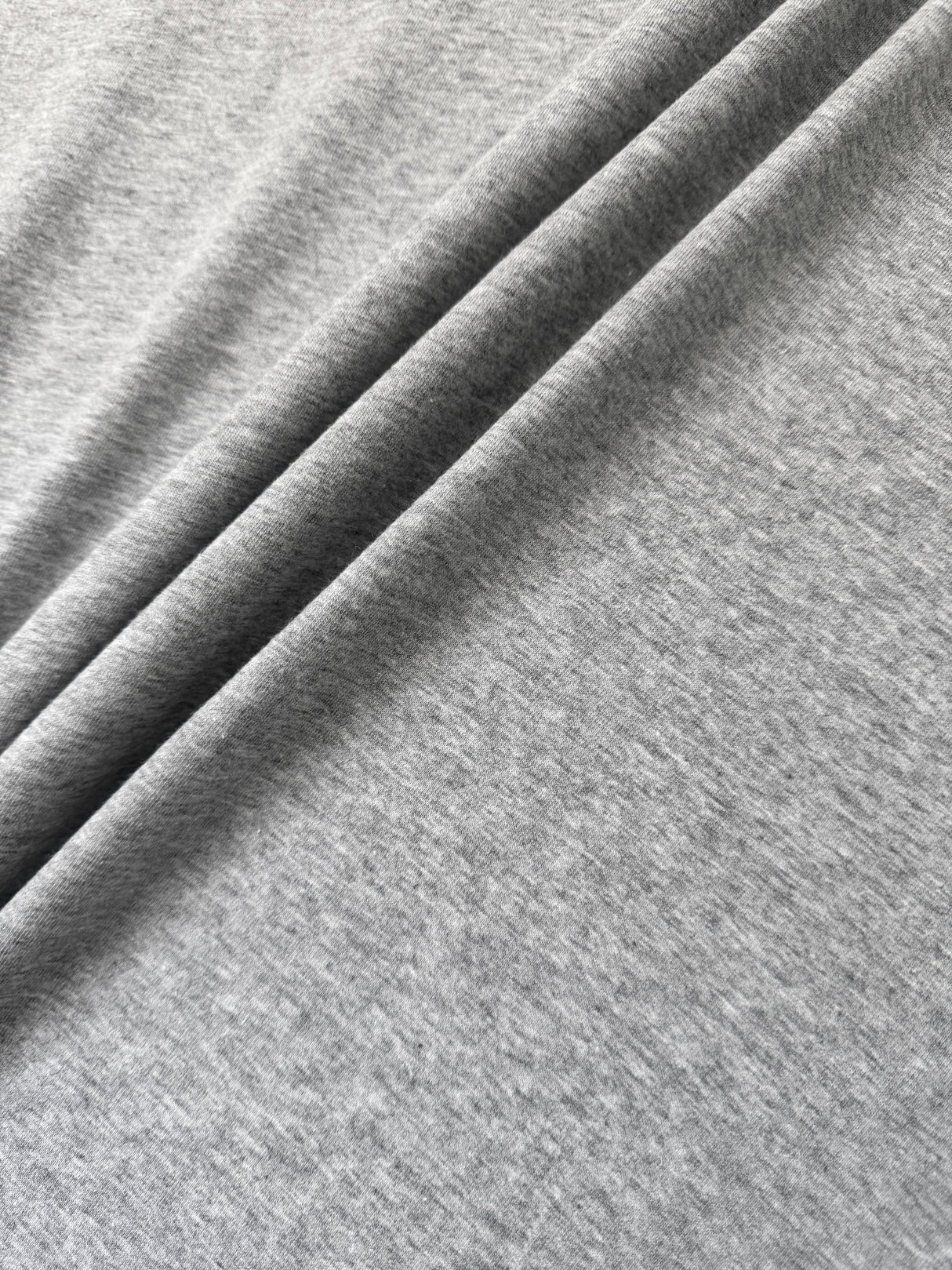 Heather Gray Cotton Jersey Knit