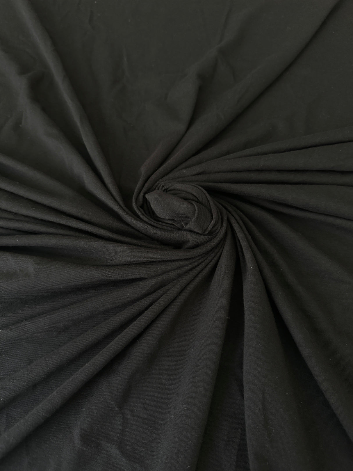Black Cotton Jersey Knit