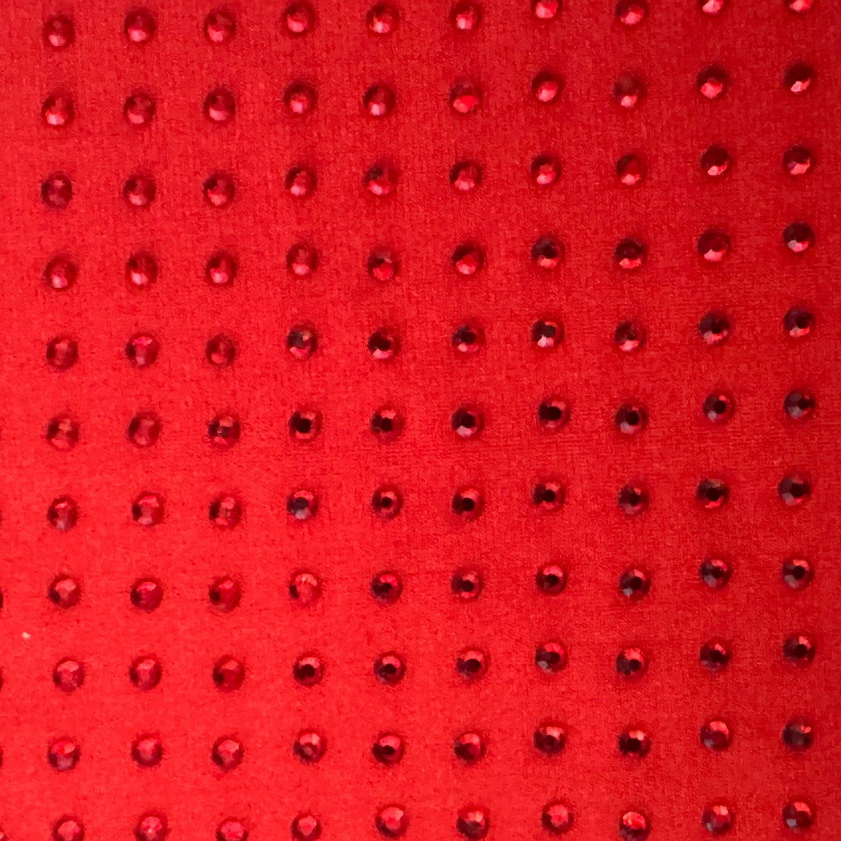 Rhinestone 4-Way Stretch Polyester Spandex Fabric