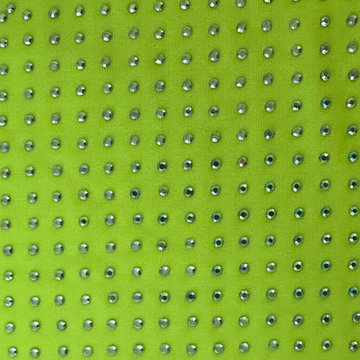Rhinestone 4-Way Stretch Polyester Spandex Fabric