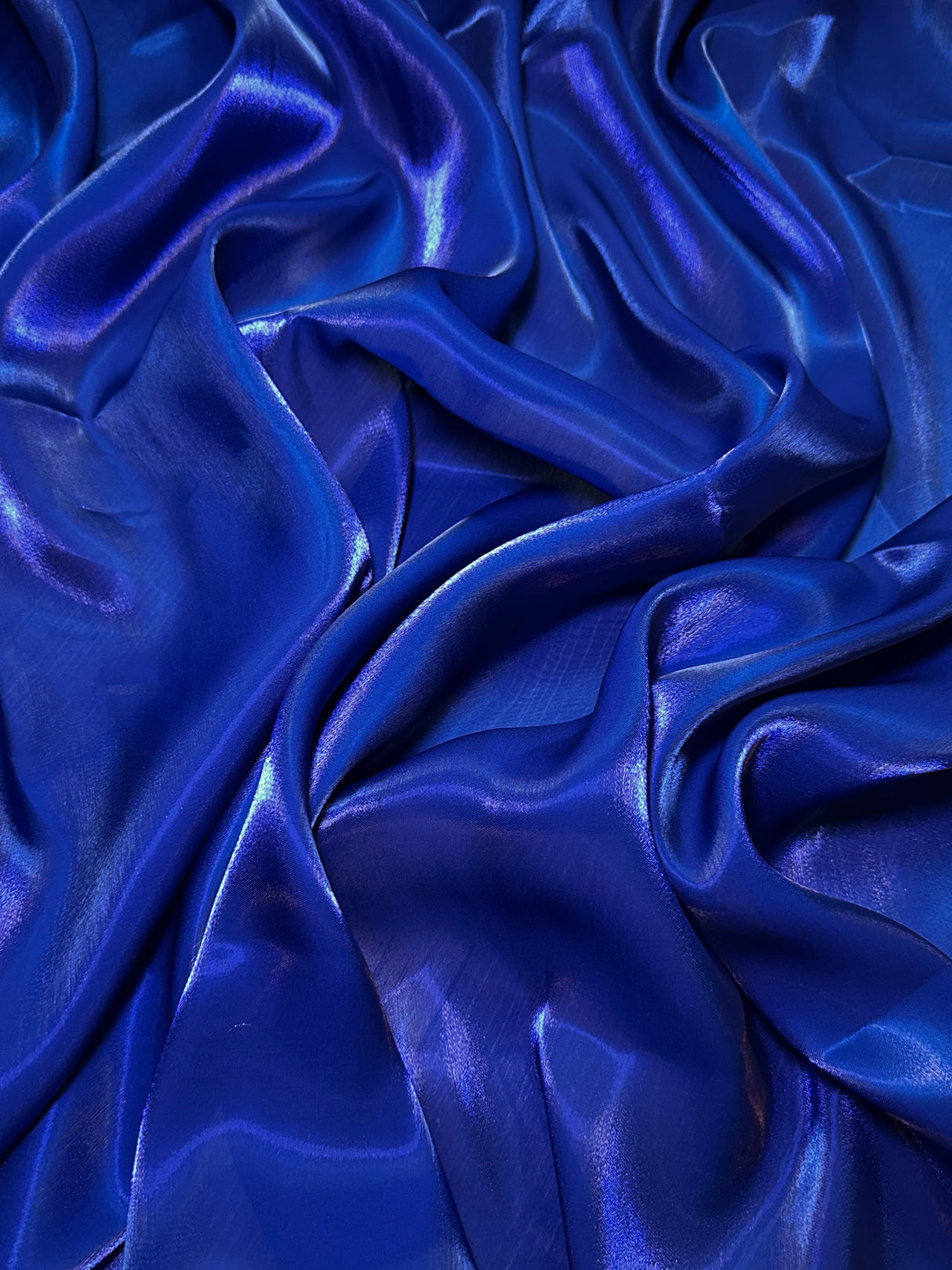 Liquid Shimmery Chiffon Royal Blue