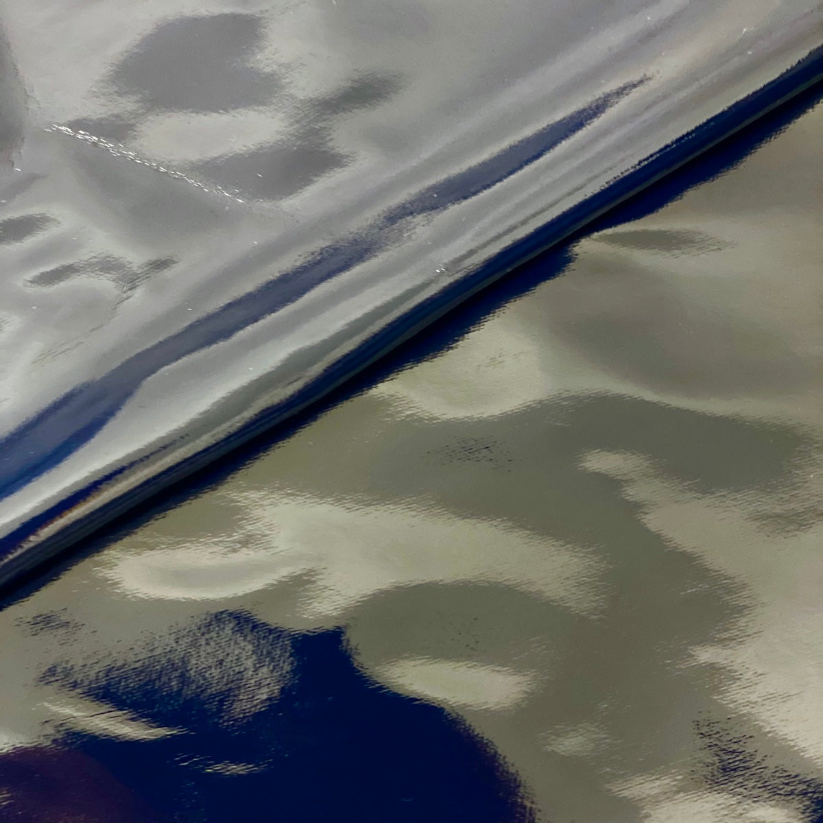 Faux Leather Patent Vinyl Fabric