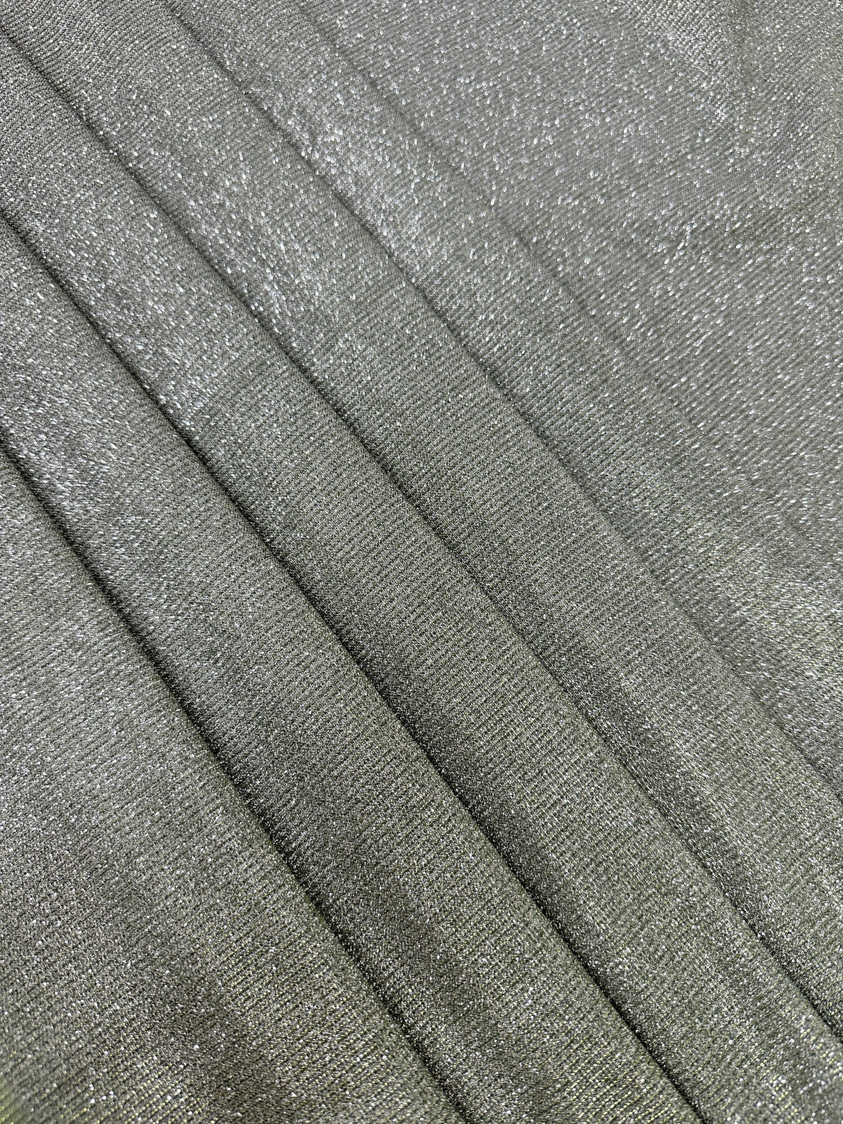 Stretch Metallic Lurex Sage Green