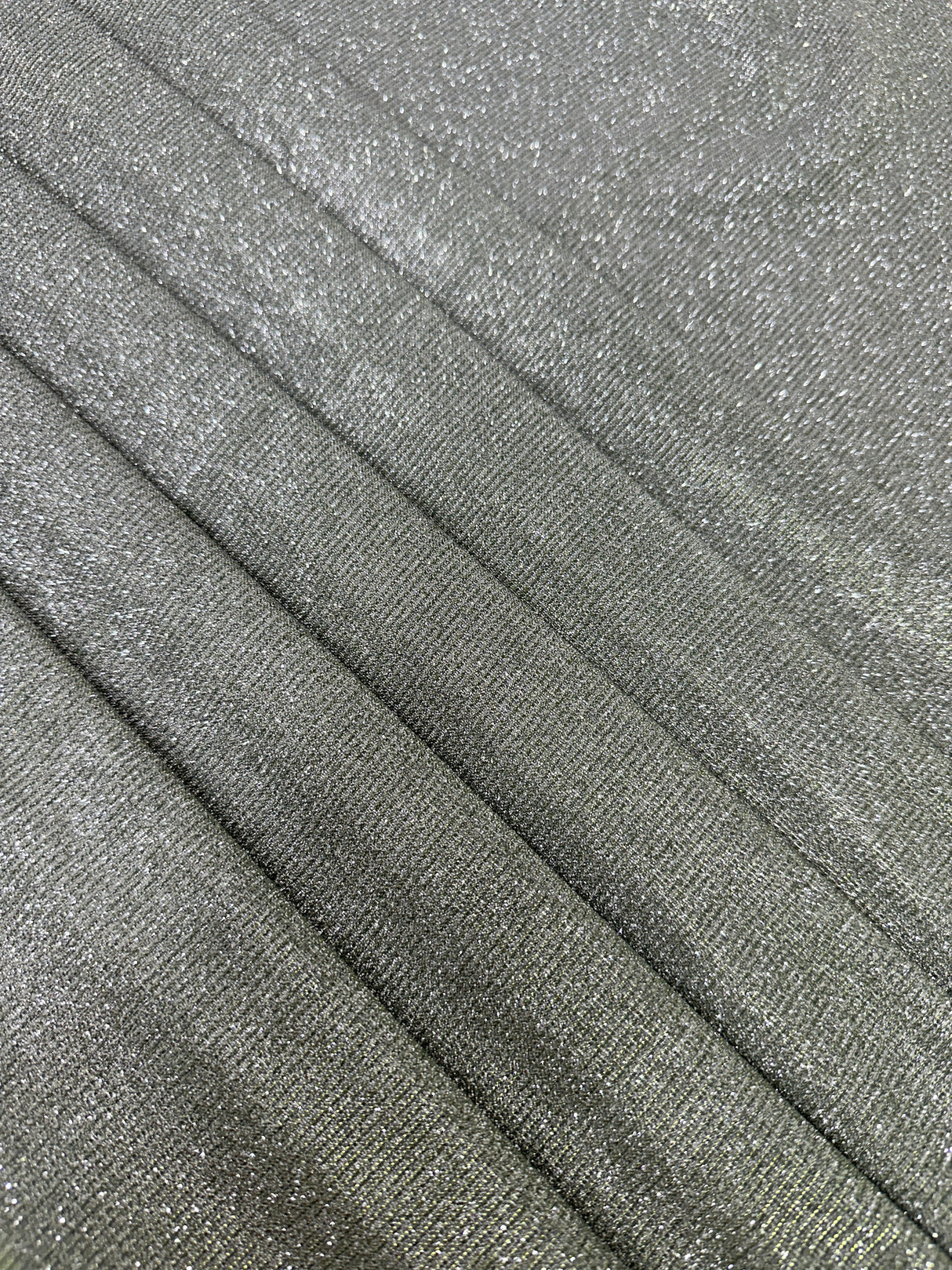 Stretch Metallic Lurex Sage Green