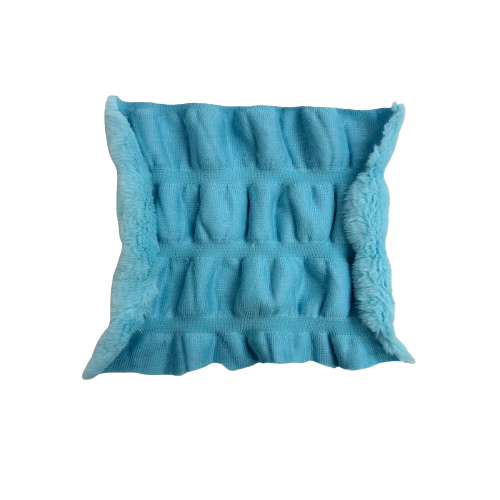 Faux Fur Fabric Ruched Chinchilla Stretch