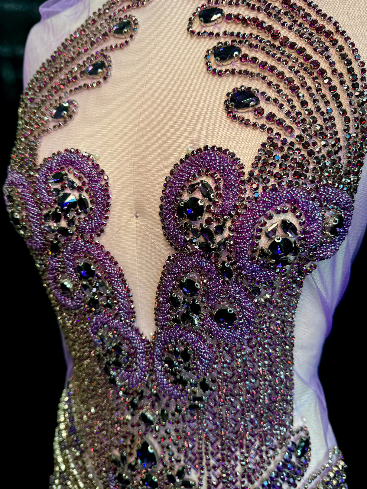 Rhinestone Bodice Applique