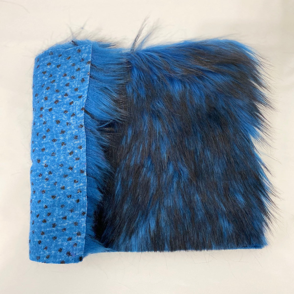 Faux Fur Fabric Husky Print Long Pile Shaggy