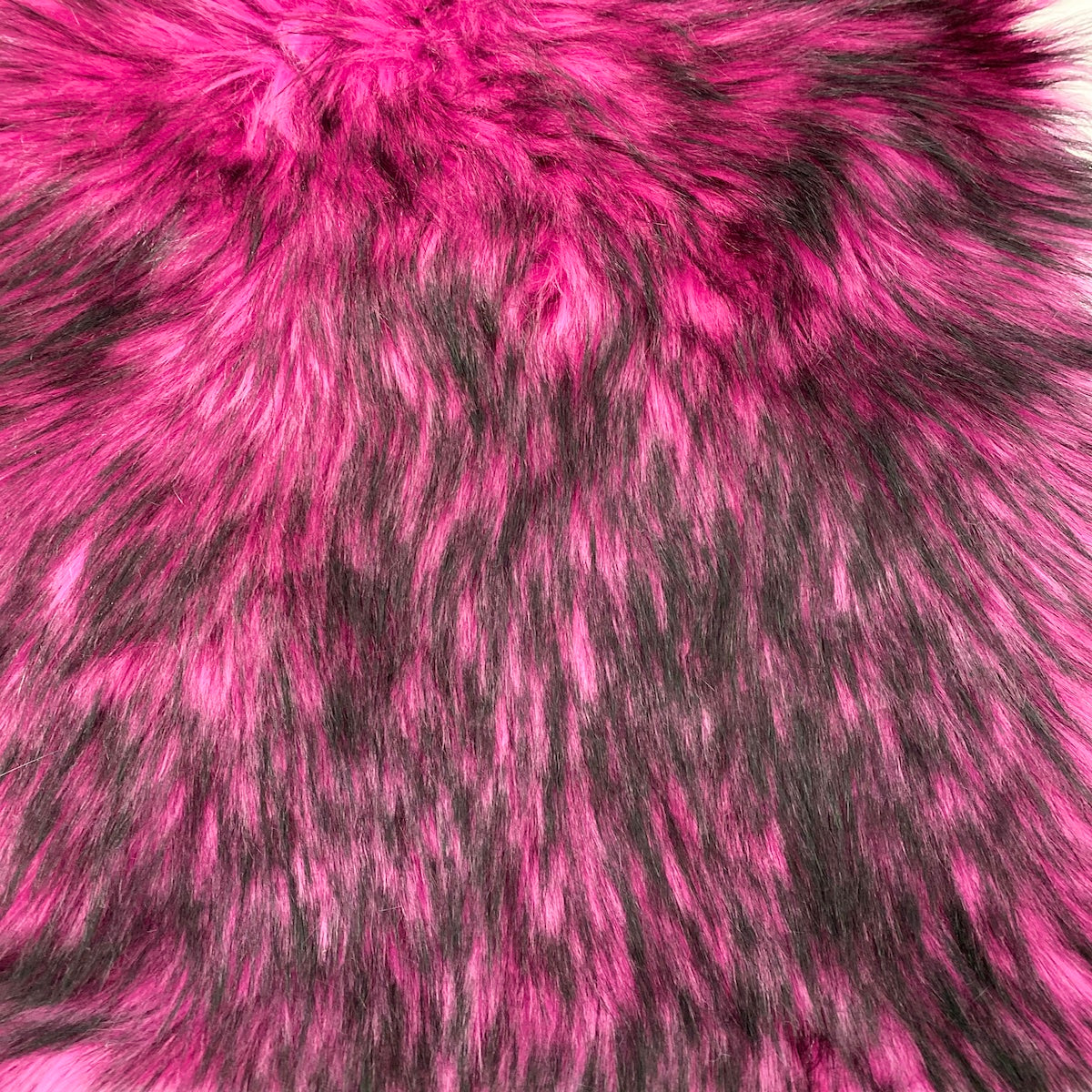 Faux Fur Fabric Husky Print Long Pile Shaggy