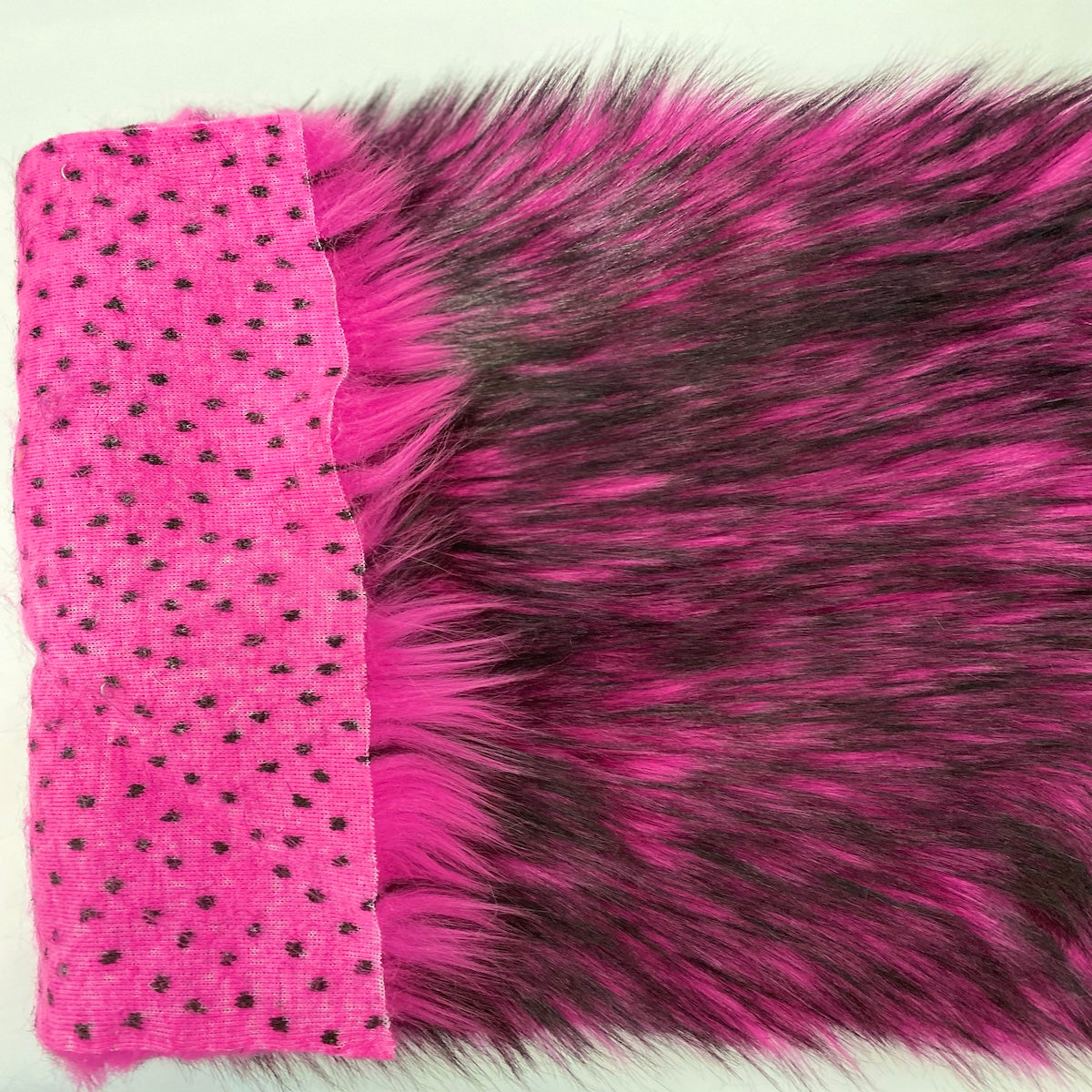 Faux Fur Fabric Husky Print Long Pile Shaggy