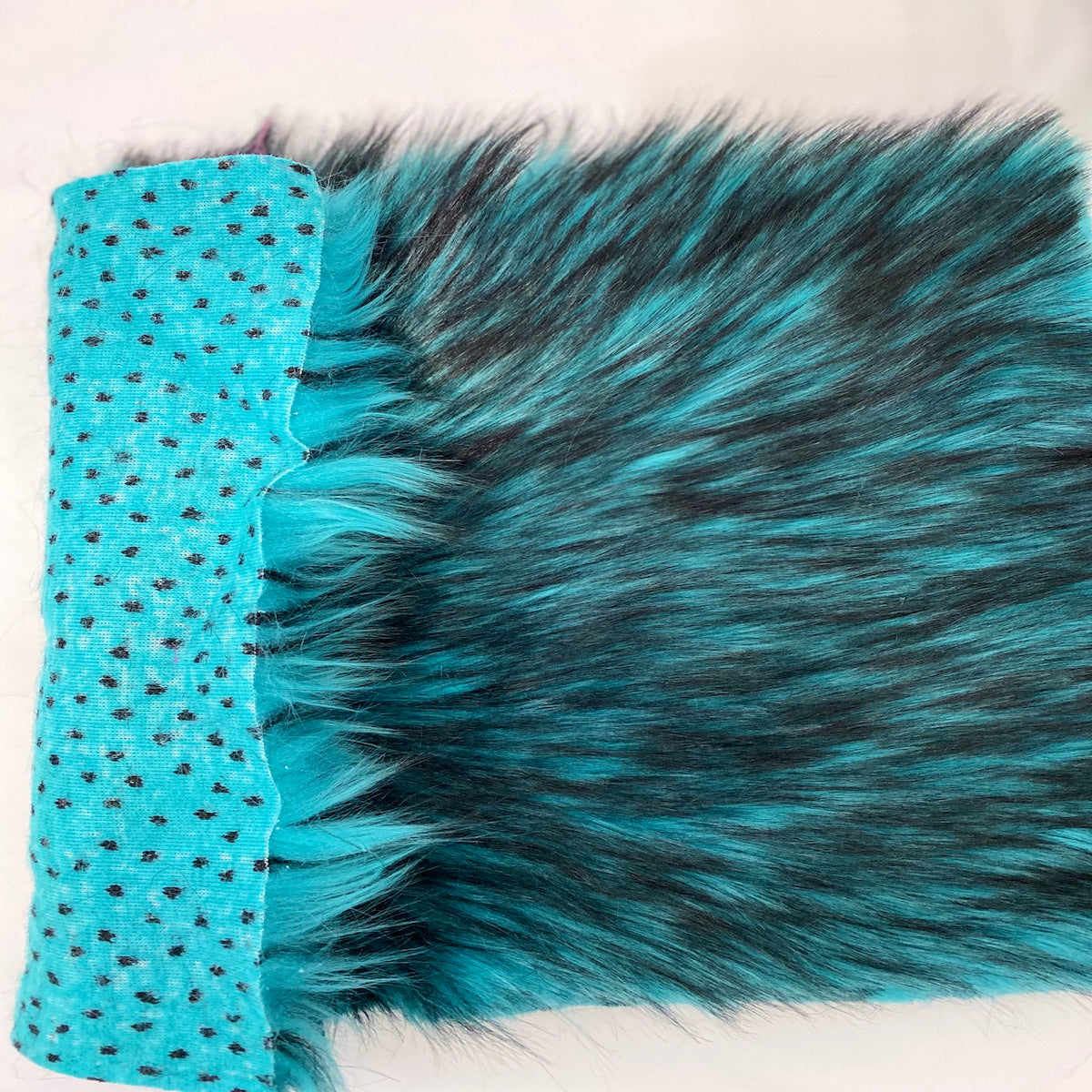 Faux Fur Fabric Husky Print Long Pile Shaggy