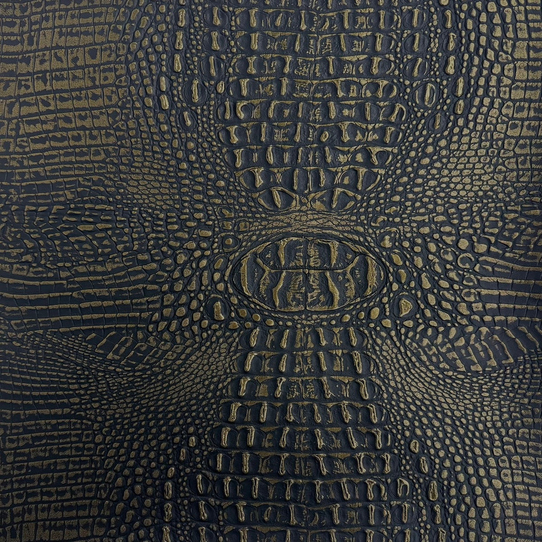 Mugger Two Tone Gator Vinyl Faux Leather Fabric, 56” Wide, for Handbags, Crafts & Upholstery