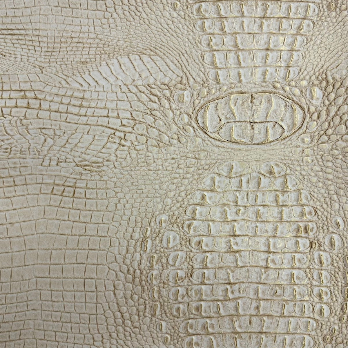 Faux Leather Vinyl Gator Fabric Two Tone